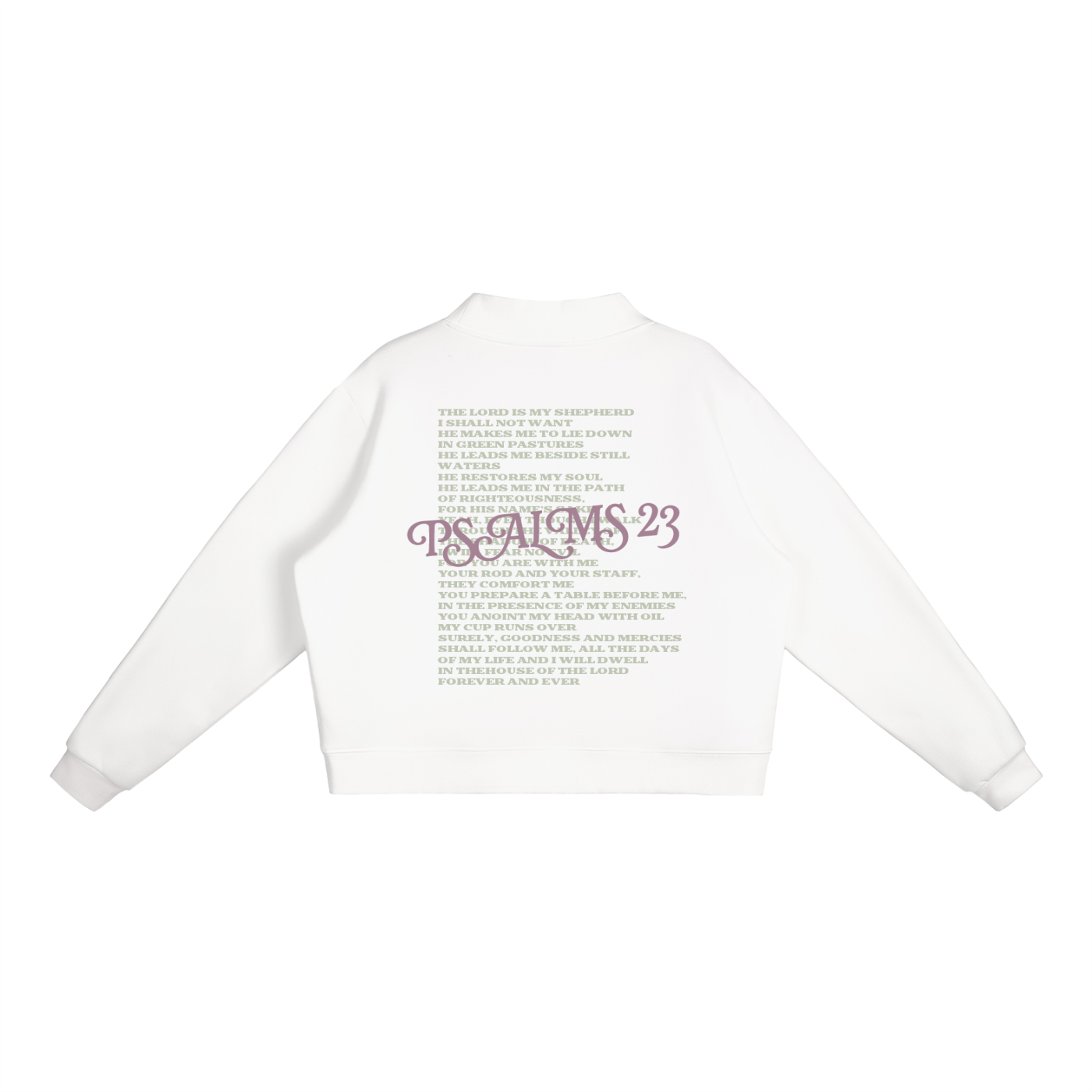 Essential Fleece Mock-Neck Crew Sweatshirt