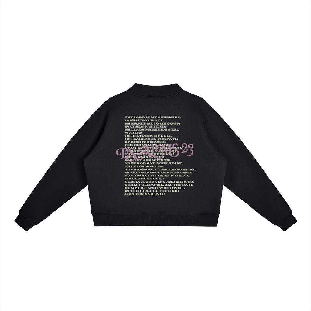Essential Fleece Mock-Neck Crew Sweatshirt