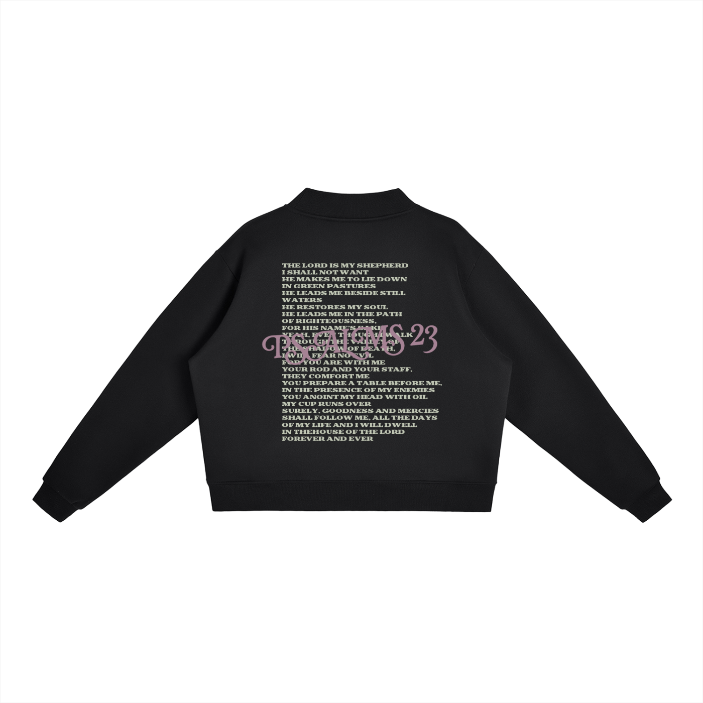 Essential Fleece Mock-Neck Crew Sweatshirt