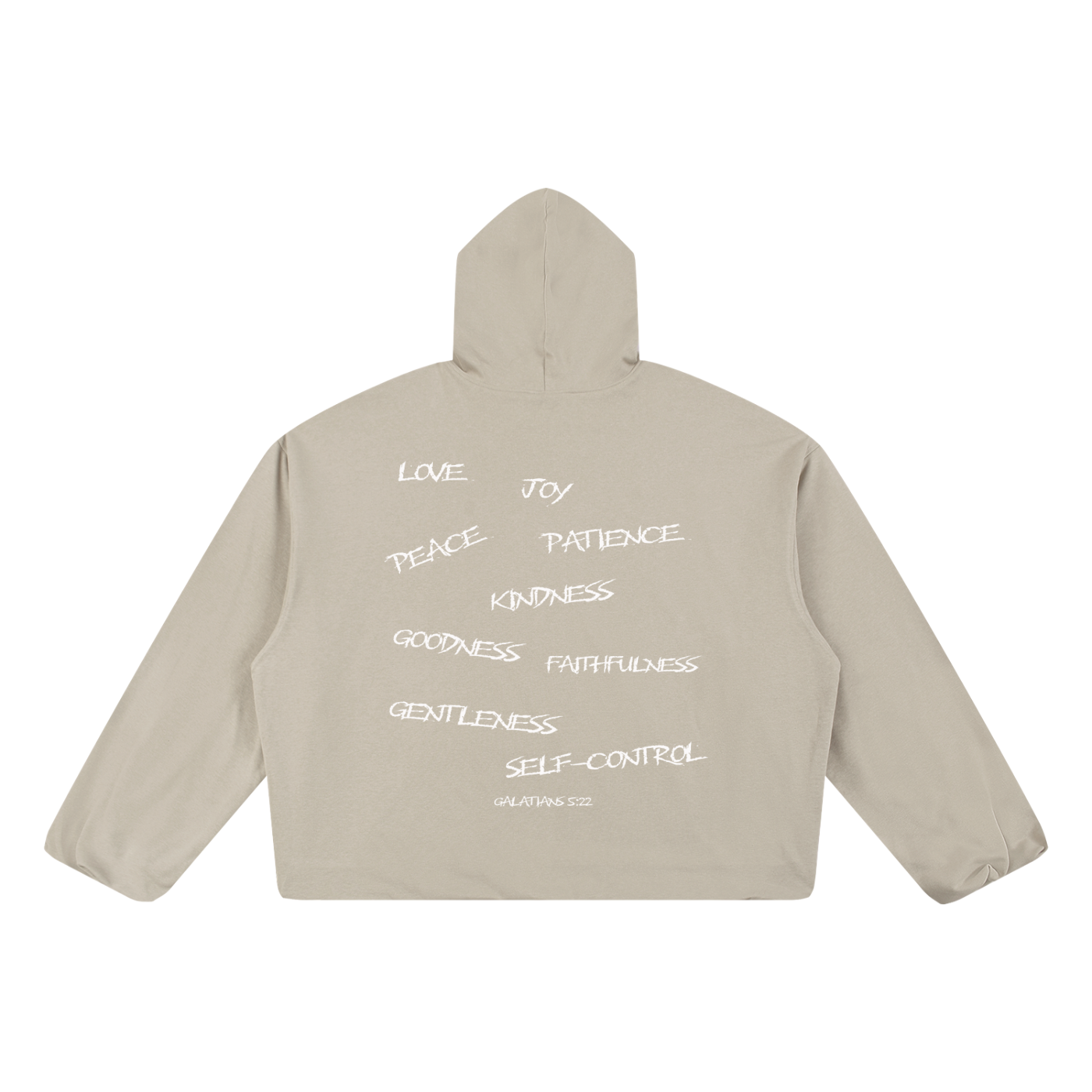 Boxy Gather-Hem Hoodie