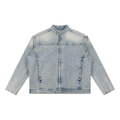 The Amor of God, Vintage Zip Denim Jacket