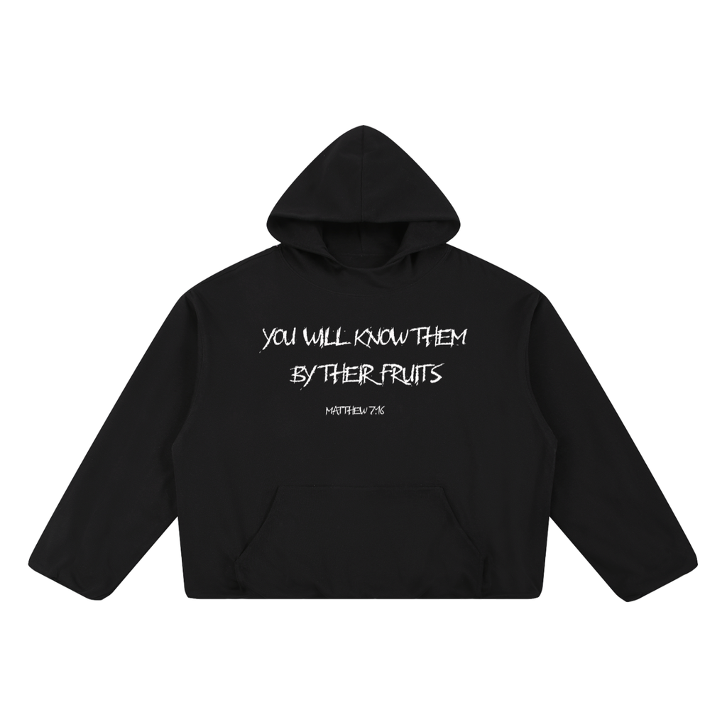 Boxy Gather-Hem Hoodie
