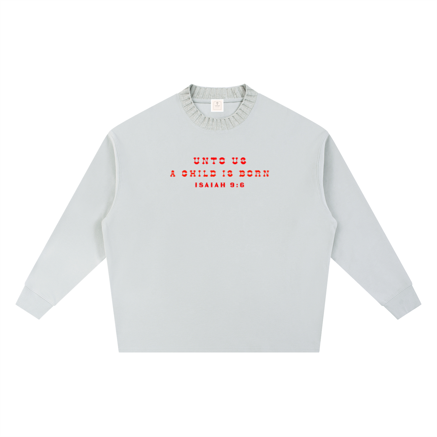 Knitted Round Neck Oversize Sweatshirt