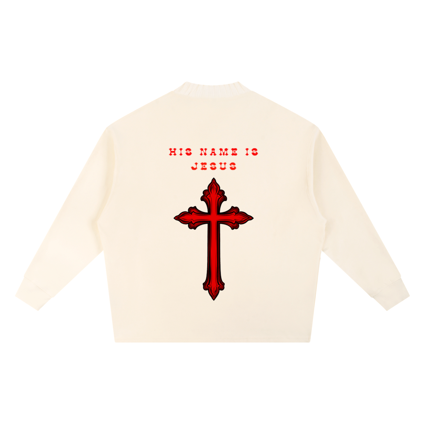 Knitted Round Neck Oversize Sweatshirt