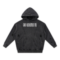God Redeemed Me, Distressed Panel Pocket Hoodie