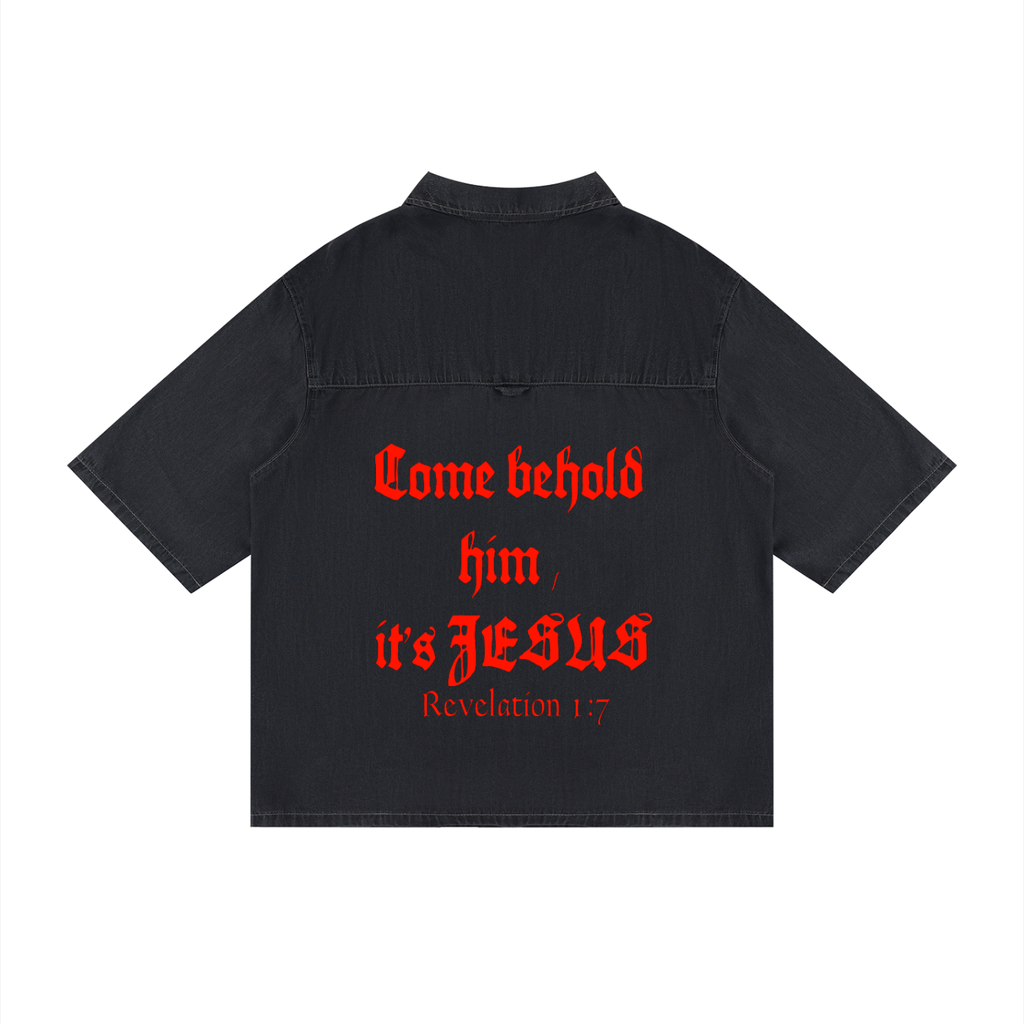 Come behold him, its Jesus, Lyocell Shirt