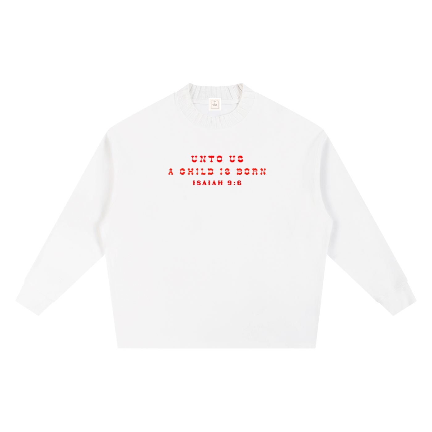 Knitted Round Neck Oversize Sweatshirt