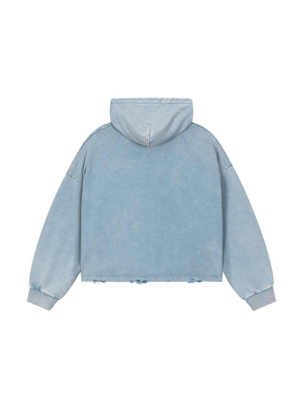 Where The Spirit of The Lord is...  Frayed-Hem Hoodie