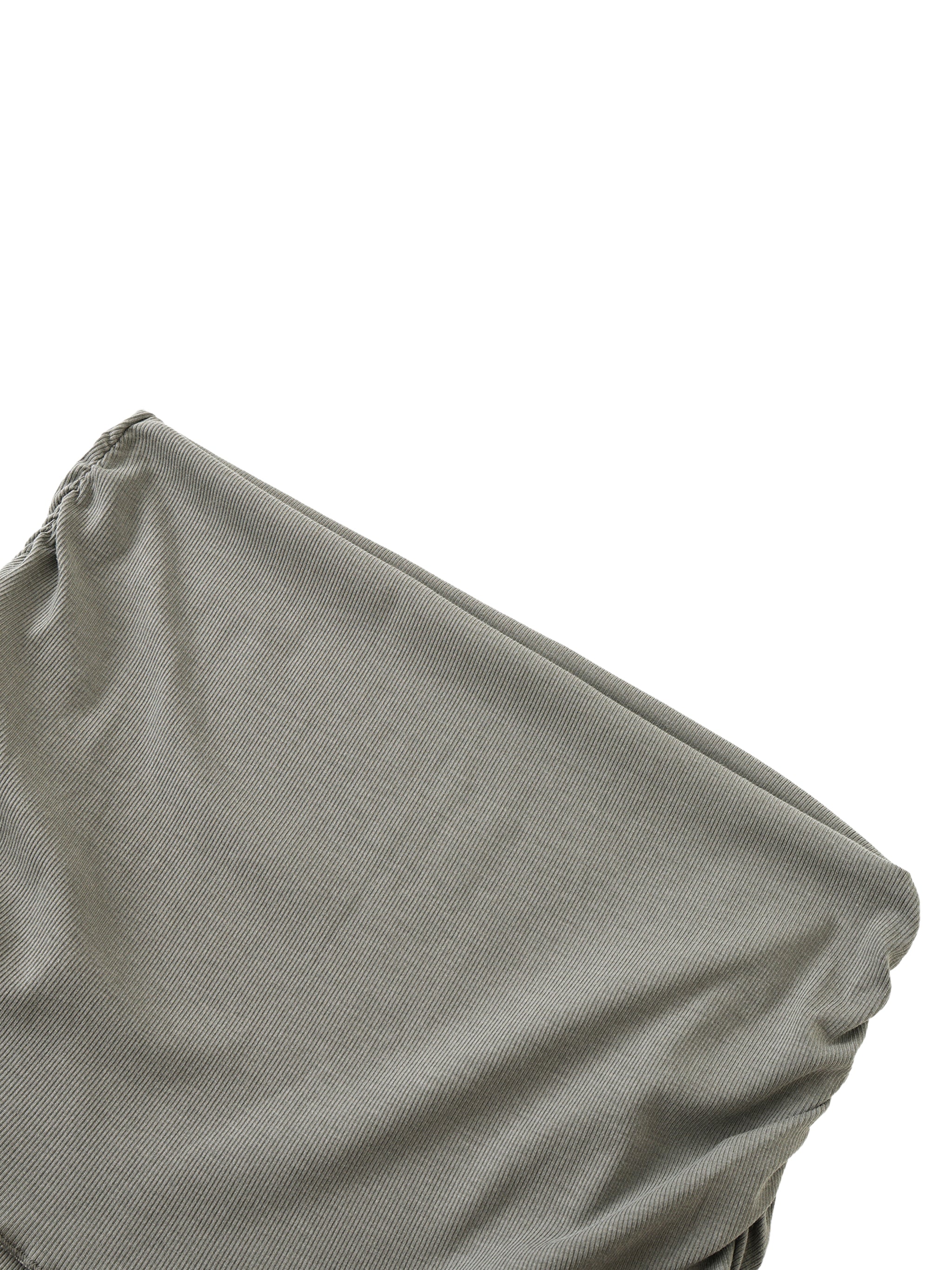Dyed Washed Straight Slim Maxi Skirt