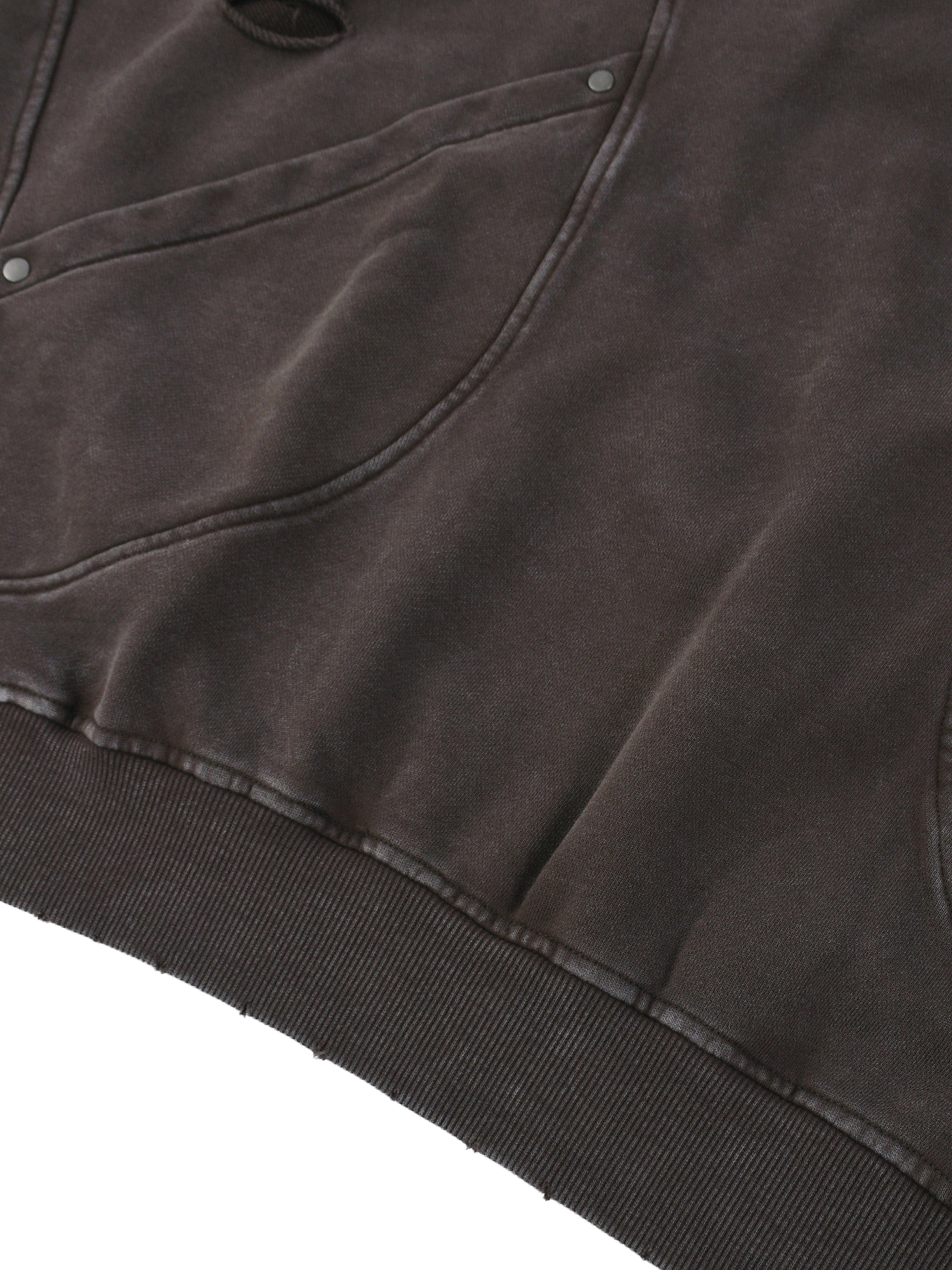 God Redeemed Me, Distressed Panel Pocket Hoodie