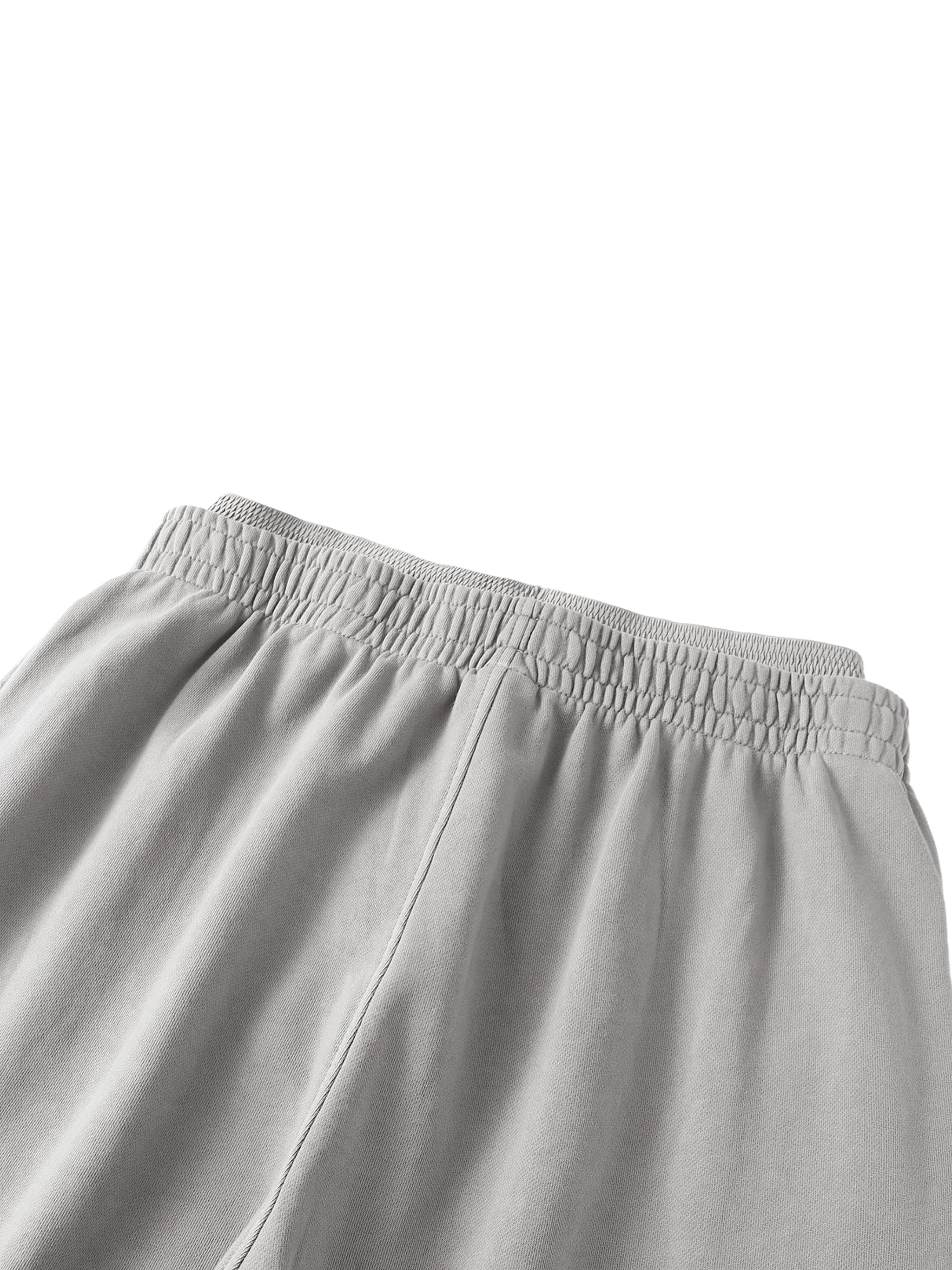 Comfy Vintage Washed Waist Pants with Cyan Cross