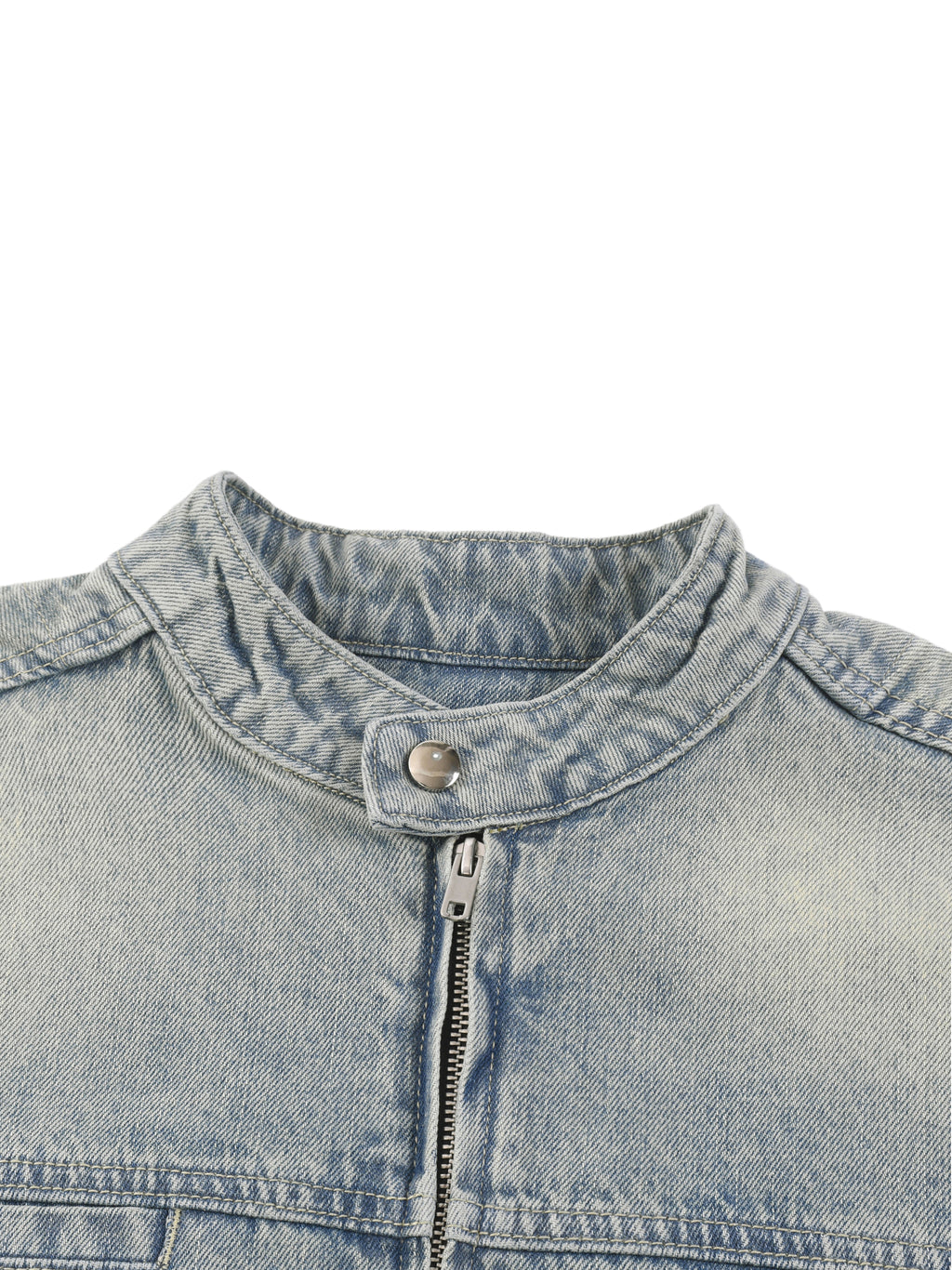 The Amor of God, Vintage Zip Denim Jacket