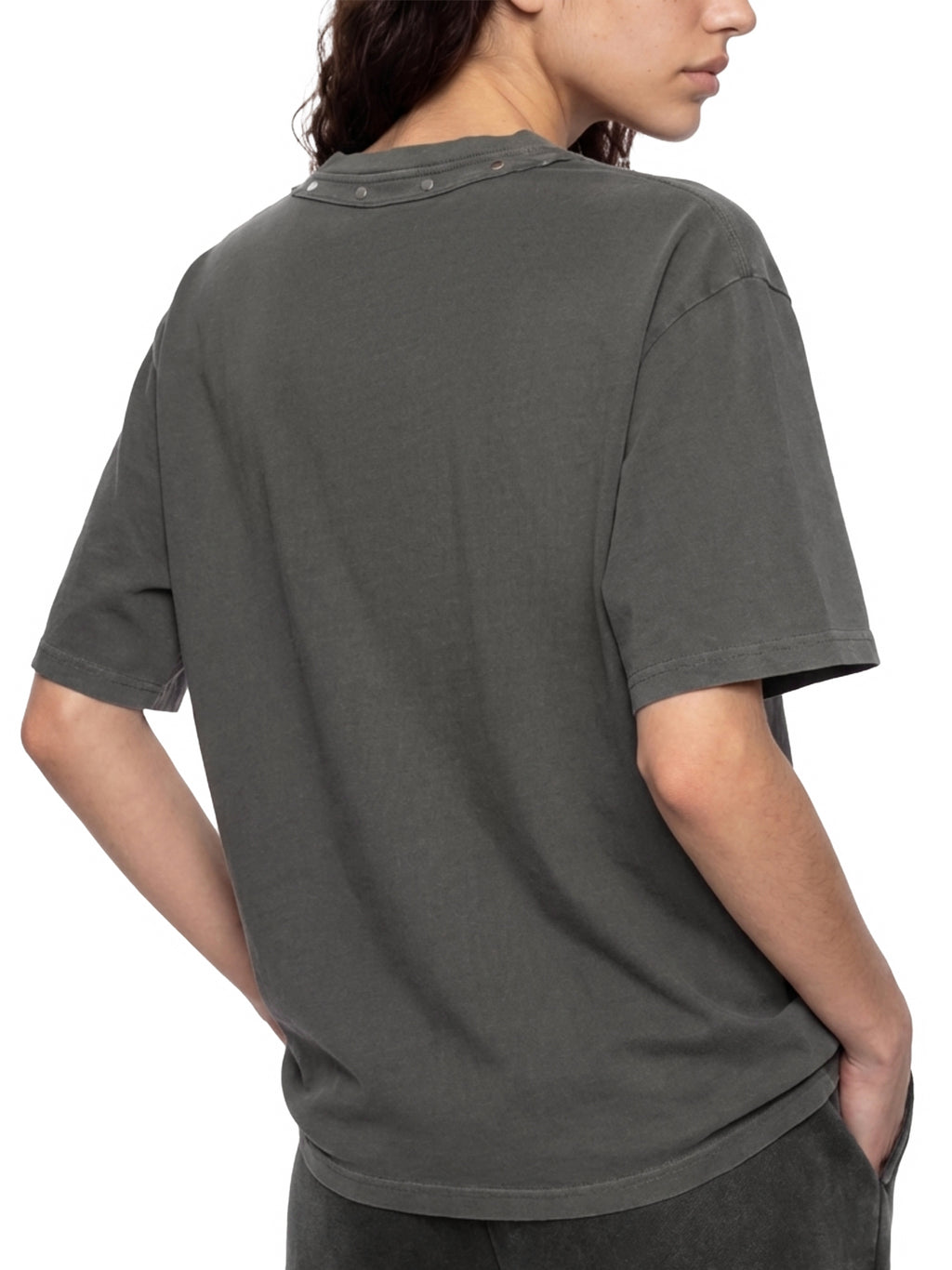 Simple Cross, Boxy Studded T-Shirt