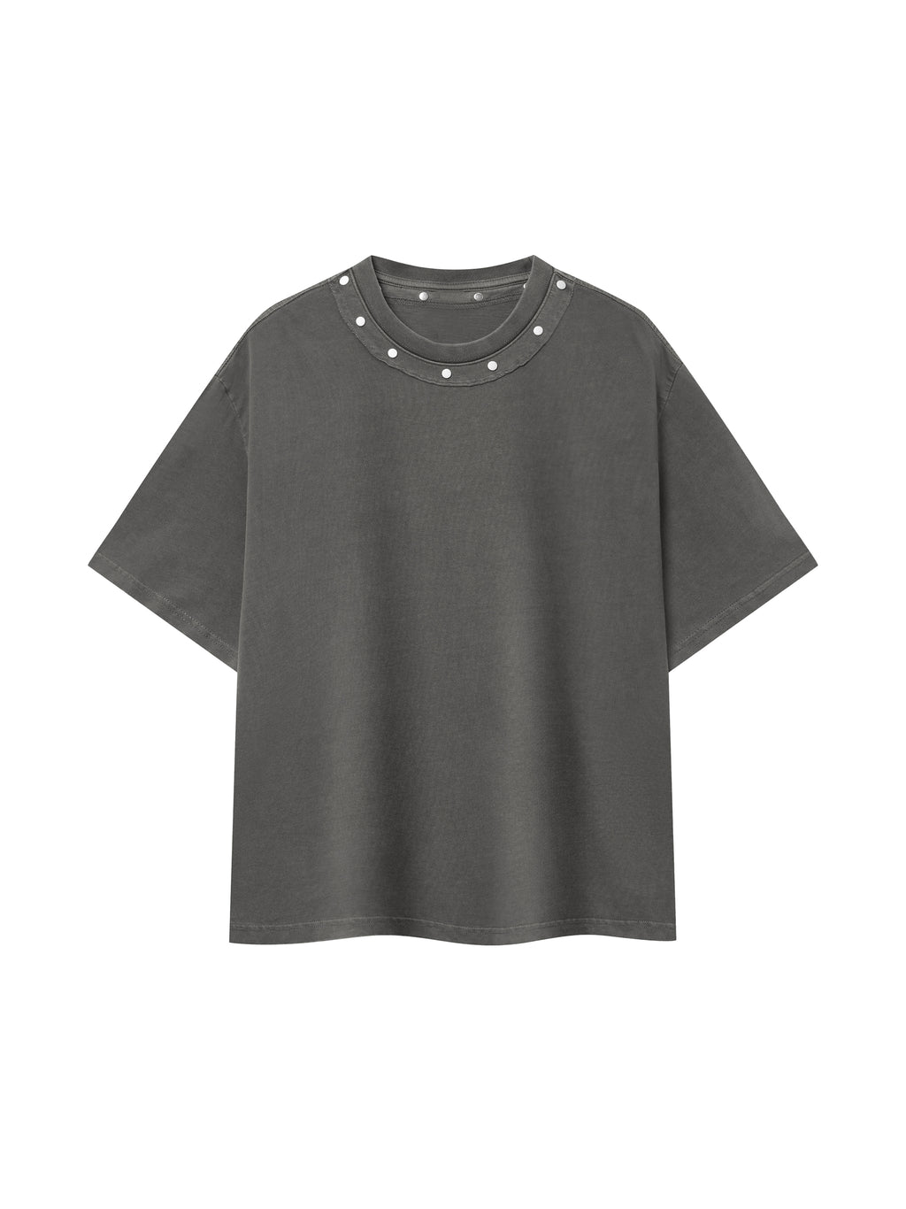 Simple Cross, Boxy Studded T-Shirt